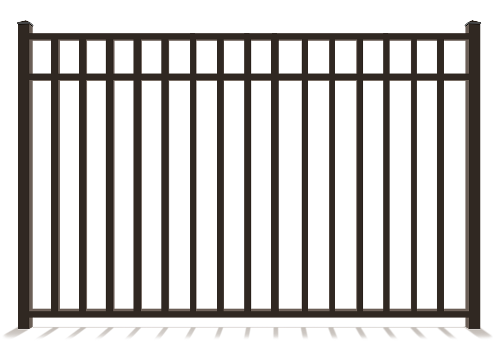 3-rail aluminum fence contractor in Hampton Roads