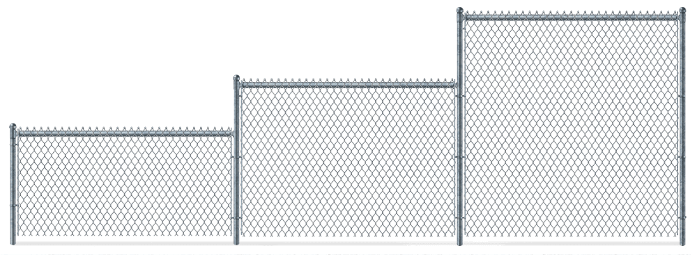 Residential Chain Link fence height options Hampton Roads