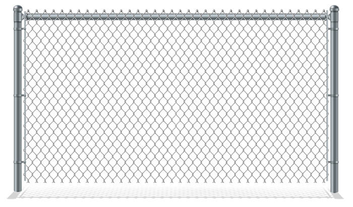 Galvanized Chain Link Fence in Hampton Roads