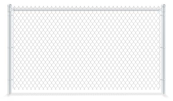 White Chain Link Fence in Hampton Roads
