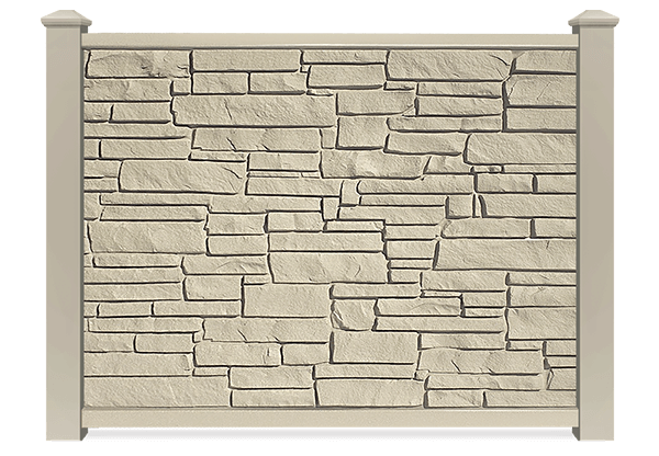 Simtek Beige Granite Composite Fence Contractor in Hampton Roads