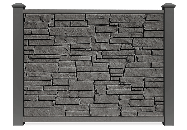 Simtek Gray Granite Composite Fence Contractor in Hampton Roads