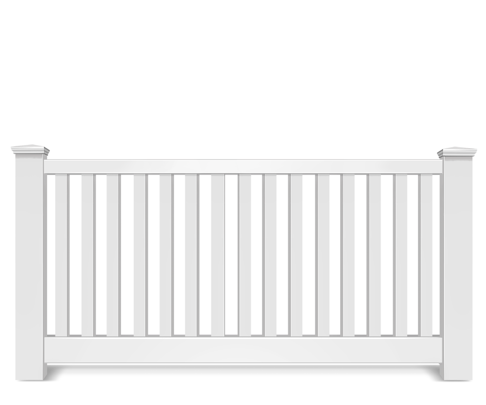 Vinyl picket fence contractor in Hampton Roads