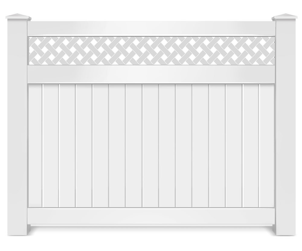 Vinyl decorative fence contractor in Hampton Roads