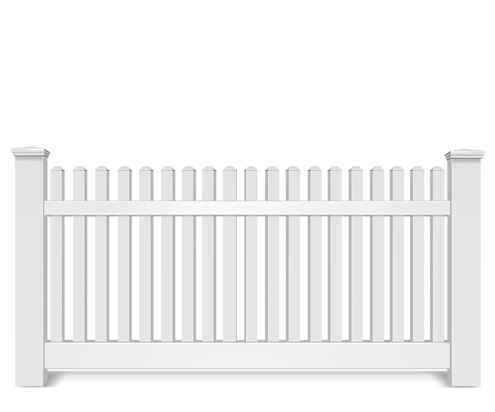 Vinyl picket fence contractor in Hampton Roads