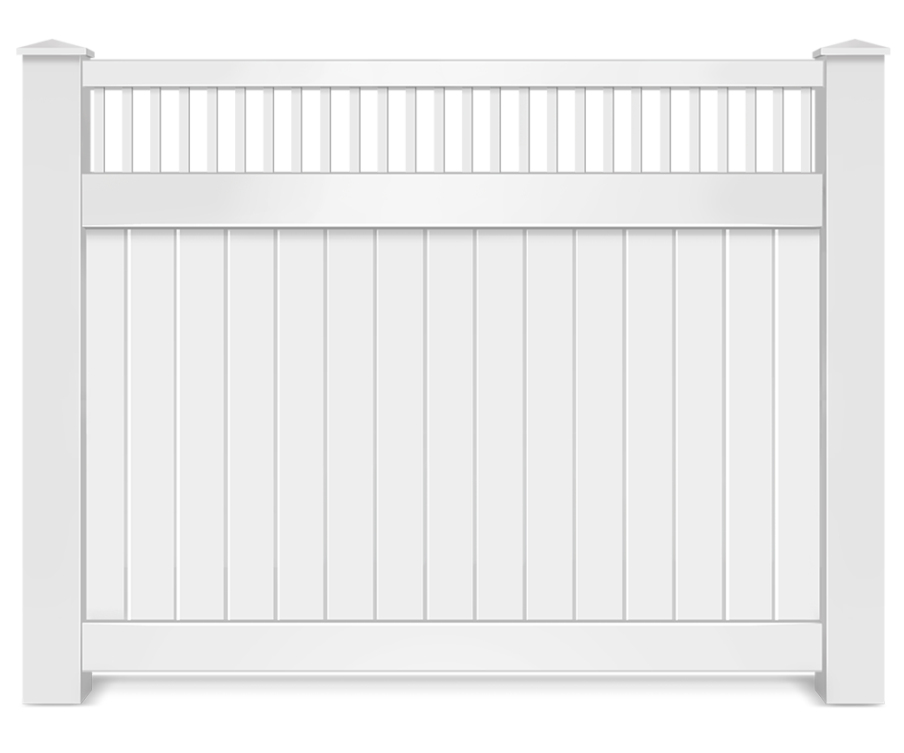 Vinyl decorative fence contractor in Hampton Roads