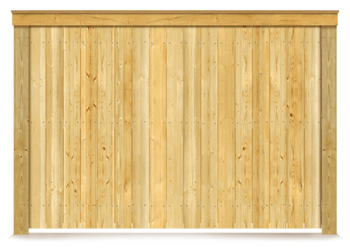 Cap & Trim wood fence in Hampton Roads