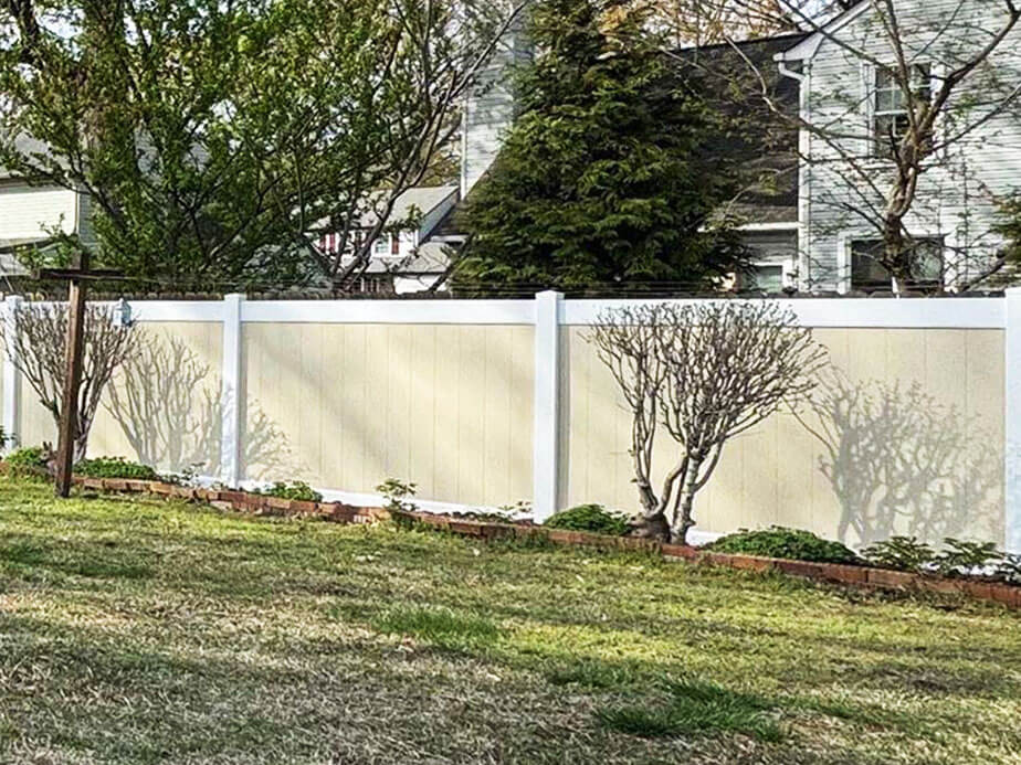 Decorative Fence Example in Moyock North Carolina
