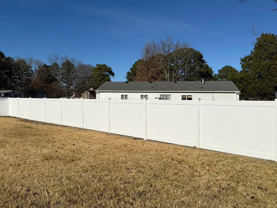 Security Fence Example in Moyock North Carolina