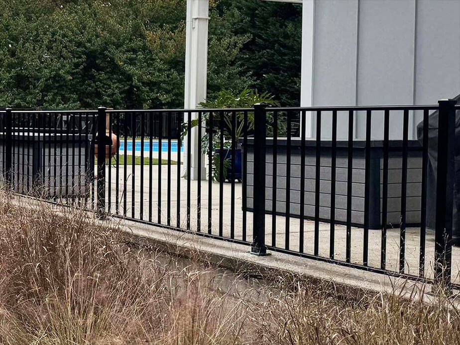 Ornamental steel fence in Virginia Beach Virginia